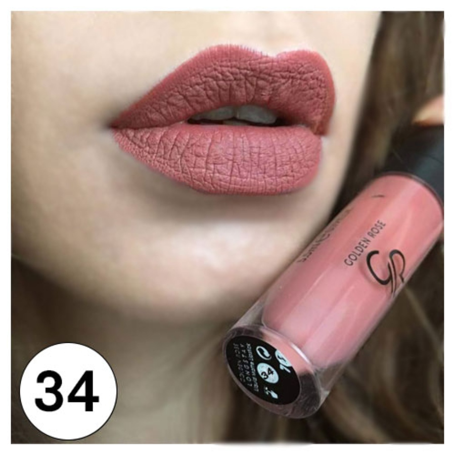 رژلب مایع لانگ استی گلدن رز